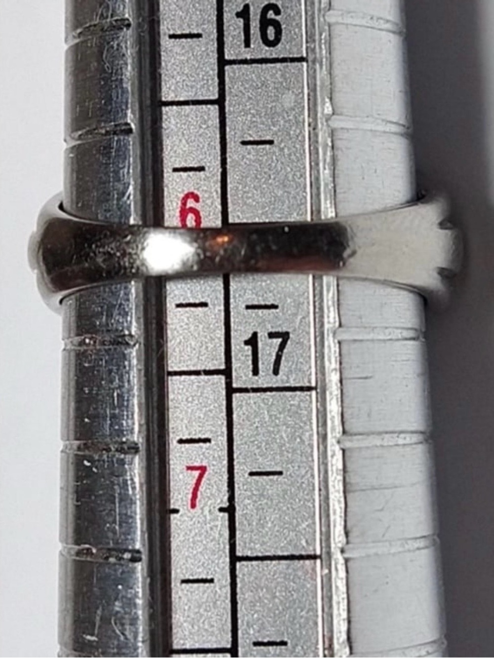 Platinum Blue Sapphire & Diamond Multi-Row Ring - Picture 10 of 11